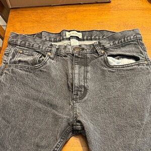 Men's Charcoal Relaxed Jeans